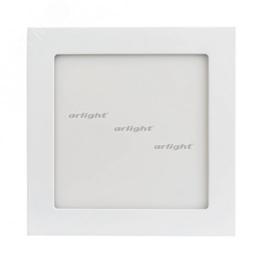 Светильник DL-172x172M-15W Warm White (ARL, IP40 Металл, 3 года)