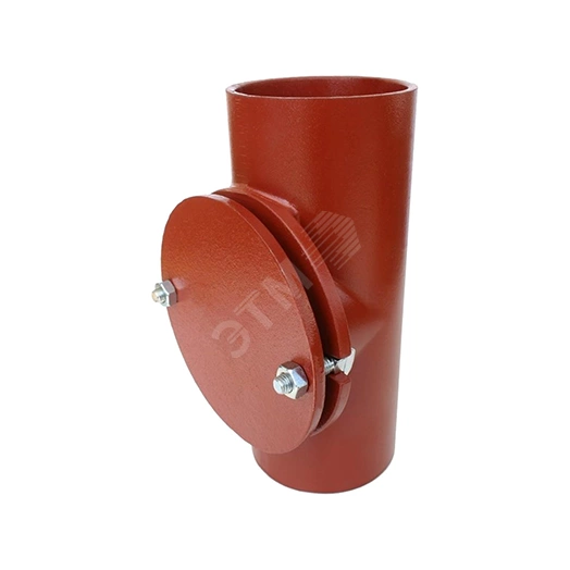 Ревизия чугун SML Ду 50 с круглой крышкой безраструбная