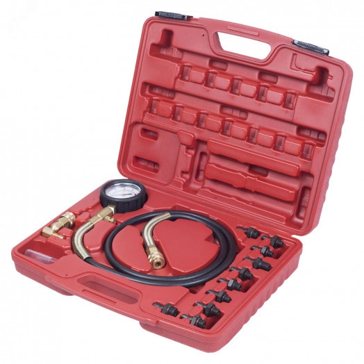 Манометр для измерения давления масла 0-10 бар комплект адаптеров