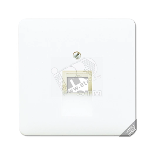 Крышка для одинарной телефонной и компютерной розетки  UAE