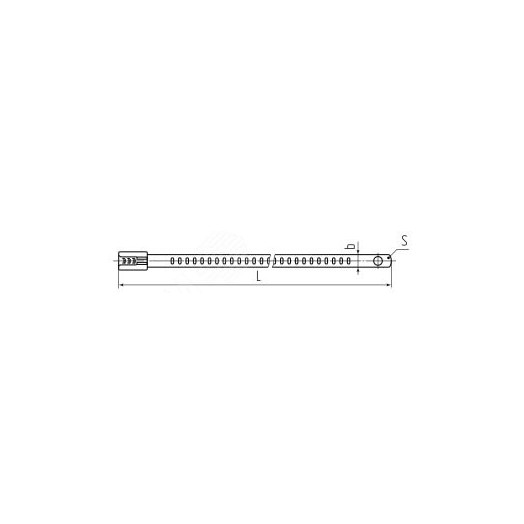 Стяжки стальные лестничного типа СКЛ (316) 7х450 (Fortisflex)