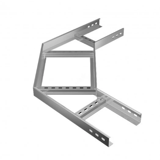 Угол лестничный горизонтальный Быстрый монтаж      90x80x600x1.2