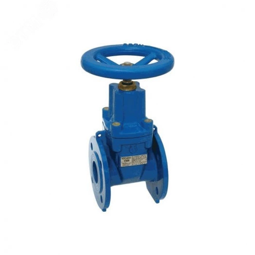 Задвижка с обрезиненным клином аналог МЗВ Ду 125 Ру10/16 110C  с штурвалом, невыдвижной шток, EPDM