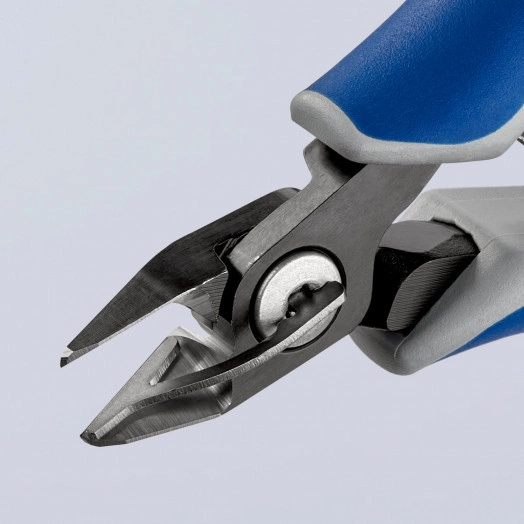 Прецизионные кусачки боковые для электроники вороненые 125 mm KN-7962125