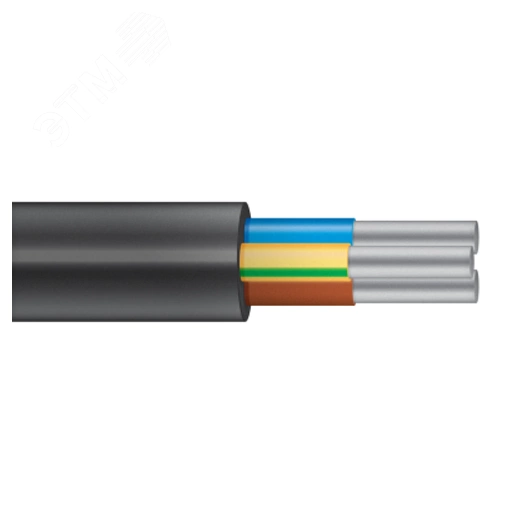 Кабель силовой АсВВГ 3х4(ок)-1 ТРТС