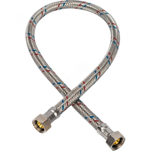 Подводка гибкая для воды 3/8' ВВ длина 60 см