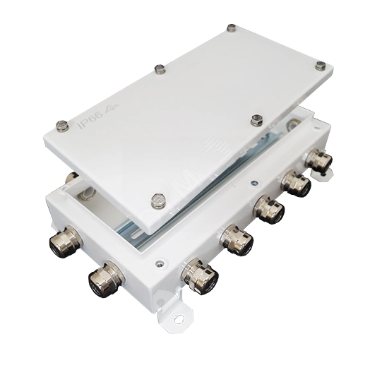 Коробка монтажная электротехническая общего назначения КМ IP66-1530 из оцинкованной стали, количество вводов 14