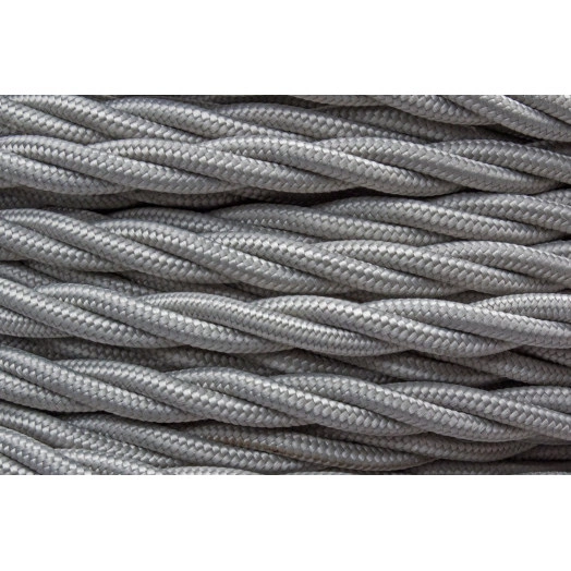 Ретро провод 2х2.5 Титан (матовый) 150м