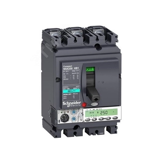 Выключатель автоматический силовой в литом корпусе для промышленного электроснабжения