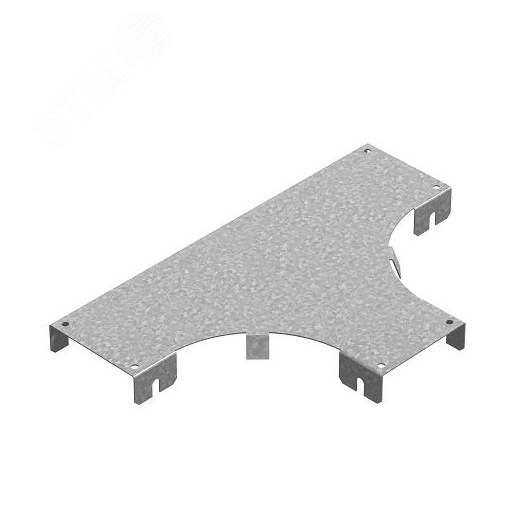 Крышка к Т-отводу горизонтальному к лотку ПЛК 300, толщ. 1,2 мм, Сендзимир цинк