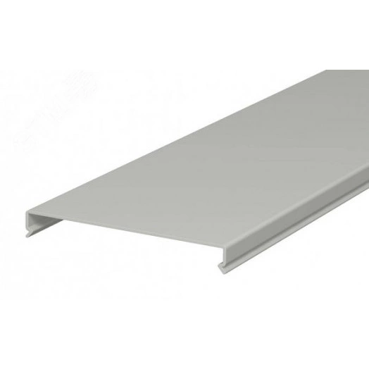 Крышка кабельного канала LKV 125 мм (ПВХ, серый)