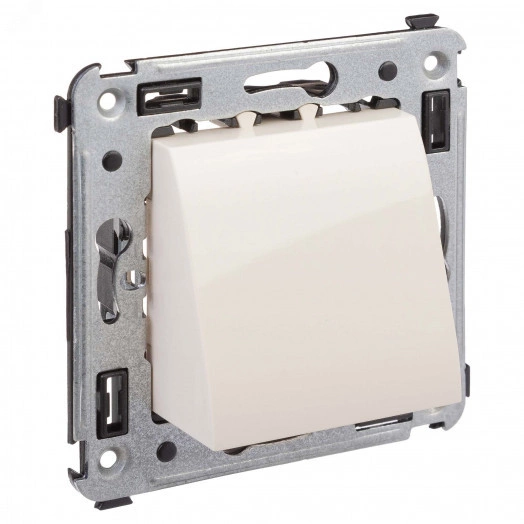 Вывод кабеля из стены ''Avanti'', ''Ванильная дымка''