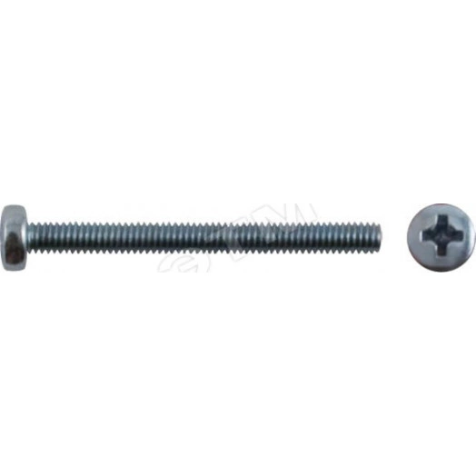 Винт DIN7985 М5х40 полукруглая головка оцинкованный (3 шт)