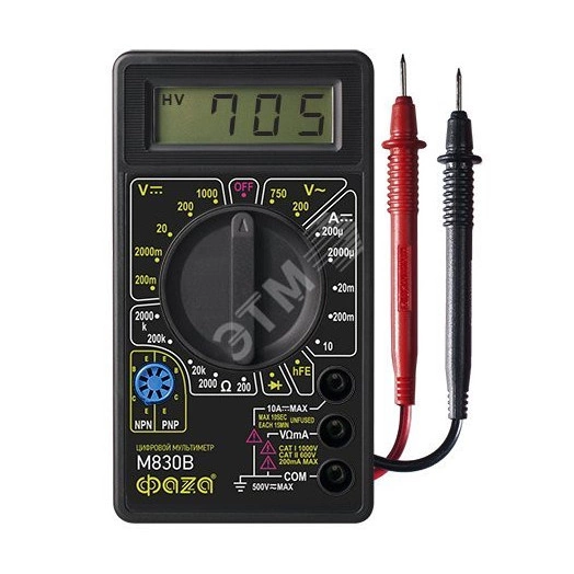 Мультиметр ФАZА цифровой M830B