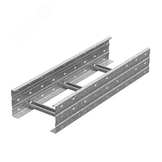 Лестничный лоток кабельрост 200х160х6000, толщ. 2,5 мм, Сендзимир цинк