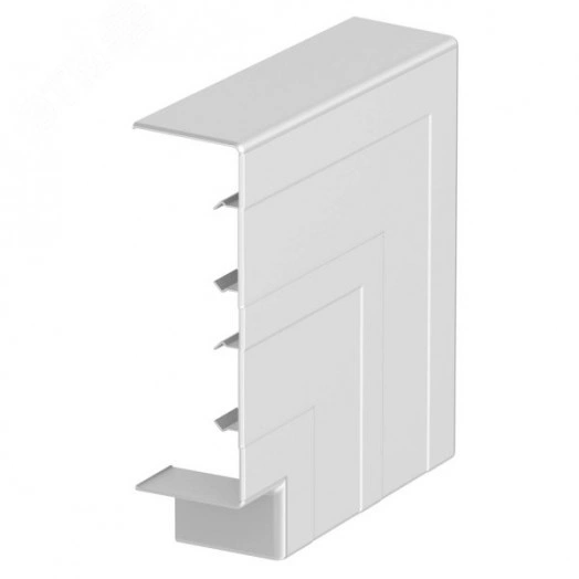 Крышка плоского угла кабельного канала Rapid 45-2 53x165 мм (алюминий)