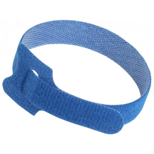 Хомут-липучка ХКл 14х310мм синий (100шт)