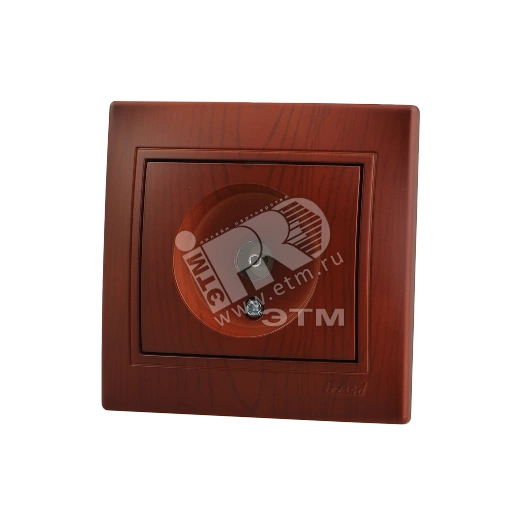 Мира Розетка ТВ оконечная вишня