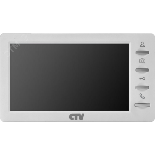Монитор видеодомофона Hands Free с 7'' дисплеем и кнопочным управлением в корпусе с покрытием soft-touch