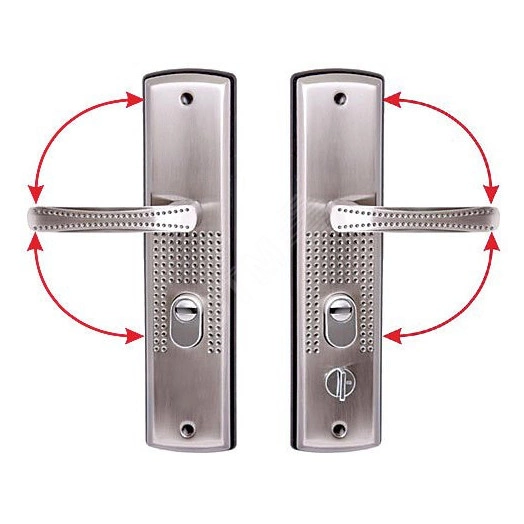 Комплект ручек для китайских дверей (''Аллюр'' РН-А222), правый