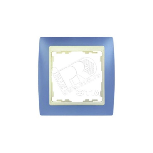 Рамка на 2 поста, S82, сирень - сл.кость