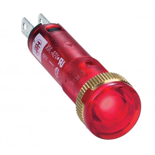 Лампа сигнальная 8мм красная