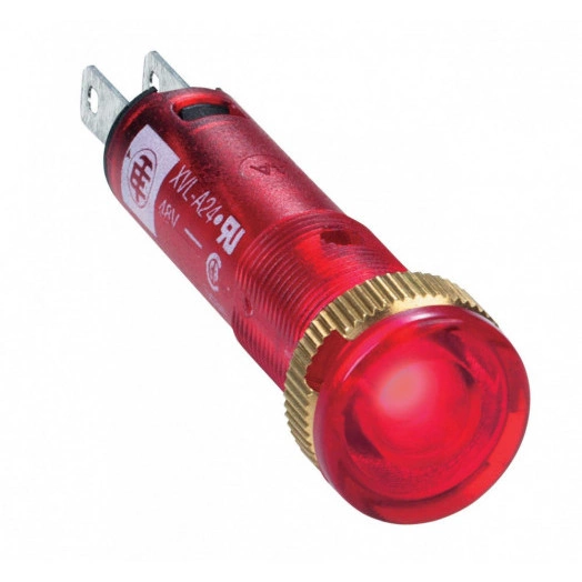 Лампа сигнальная 8мм красная