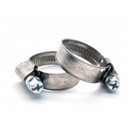 Хомут червячный 100-120/9 W2 нержавеющая сталь 1Л 100-120-7 Н ГОСТ 28191-89