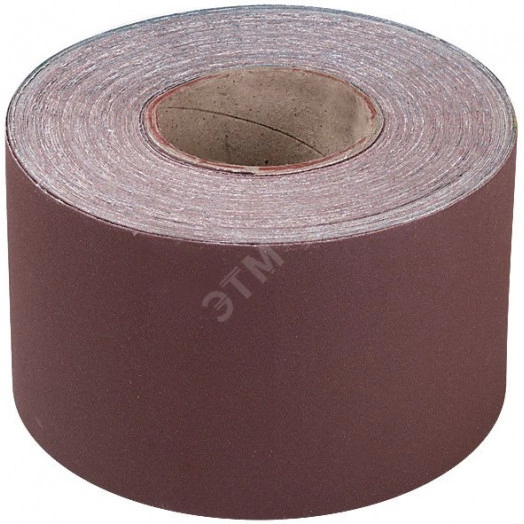 Рулон шлифовальный на тканевой основе, алюминий-оксидный абразивный слой 115 мм х 50 м, P180