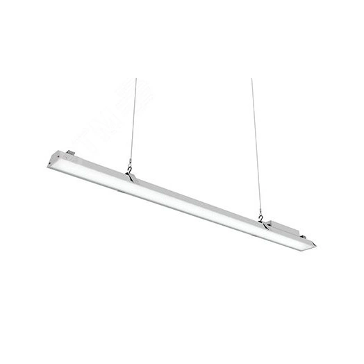 Светильник LED РИТЕЙЛ ЛАЙТ (ССО) 40Вт 4700Лм 4,0К КСС Д текстурированный рассеиватель, проходной светильник IP20 подвесной