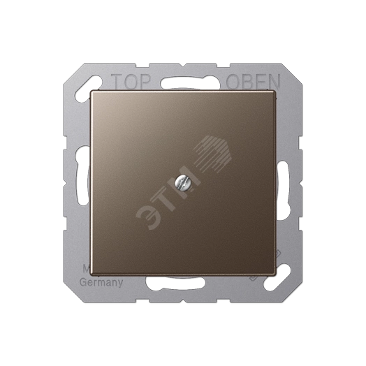 Кабельный вывод с разгрузкой натяжения (с несущей платой)  Серия A500  Материал- дуропласт  Цвет- мокко