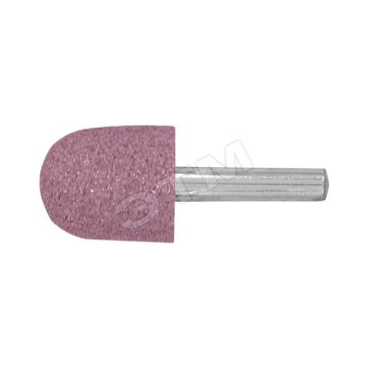 Шарошка абразивная (по металлу), хвостовик 6 мм, цилиндр с закругленнием 20 х 25 мм