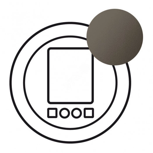 Celiane Лицевая панель таймера 067053 графит