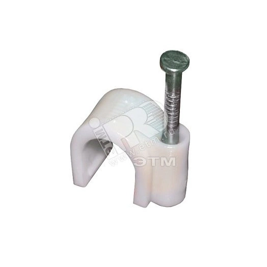 Скоба для кабеля круглая А10мм (50шт)