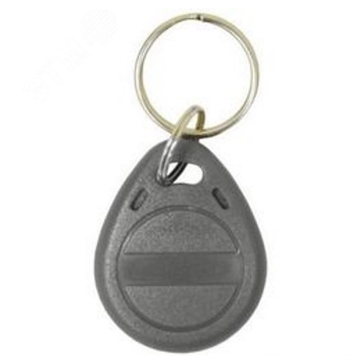 Брелок AT-ID03-MF(формата Mifare с кольцом,без карабина,без номера,цвет серый)