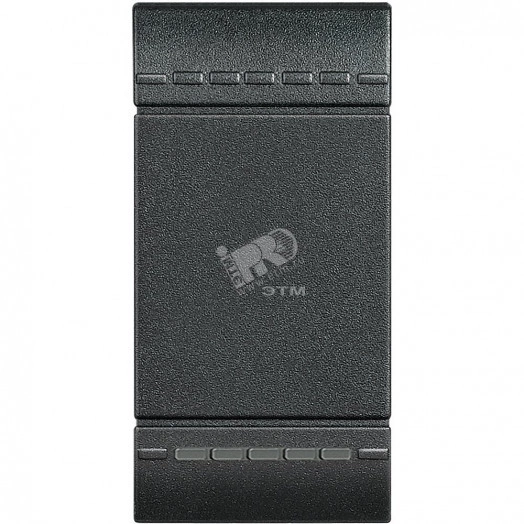 LivingLight Клавиша без символа 1 модуль антрацит