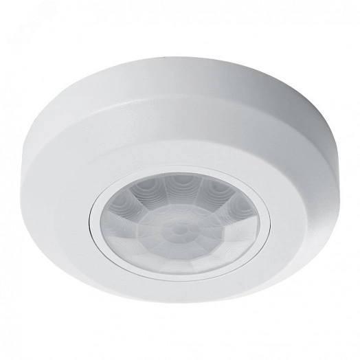 Датчик движения ИК потолочный 400w 360 гр. 8м IP20 белый