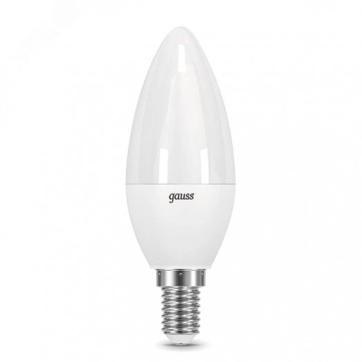 Лампа светодиодная LED 7 Вт 590 Лм 6500К холодная E14 Свеча диммируемая Black Gauss