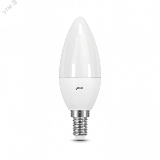 Лампа светодиодная LED 7 Вт 590 Лм 6500К холодная E14 Свеча диммируемая Black Gauss