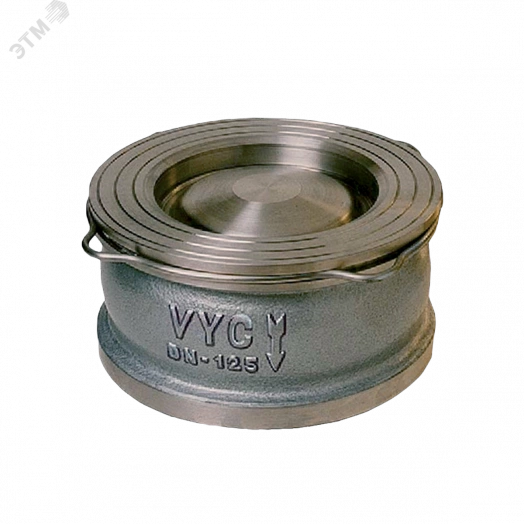 Обратный клапан V YC 172-04 DN 150 PN 16 Tмакс. град 300 м/ф чугун/нерж