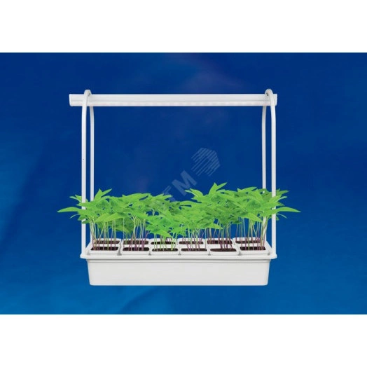 UFP-G34S WHITE 12 Подставка металлическая для светильника ULI-P 570мм. 12 кашпо в/к, белые. TM Uniel