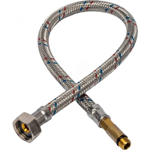 Подводка гибкая для смесителяМ10 х 35 - 1/2' ВР длина 100 см