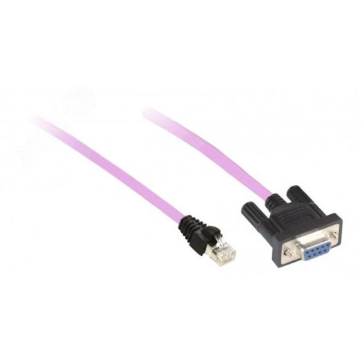 CANOPEN CABLE, 3M, SUB-D 9 FEMALE/RJ45