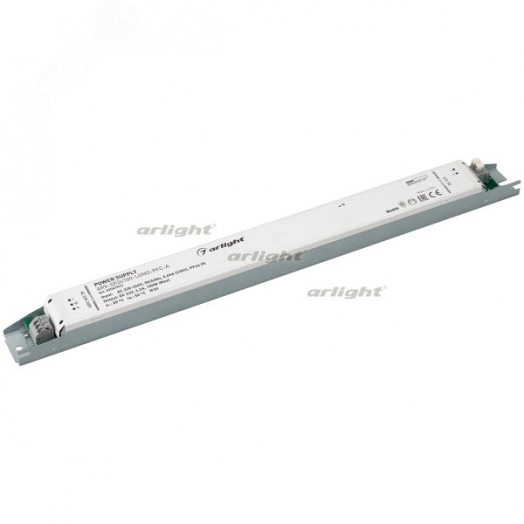 Блок питания ARV-SP24100-LONG-PFC-A (24V, 4.2A, 100W) (ARL, IP20 Металл, 5 лет)