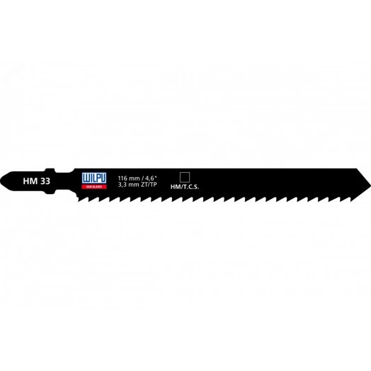 Пилка для лобзика HM 33 х2шт/уп для стеклопластика, материалов с содержанием эпоксидных смол до 65мм