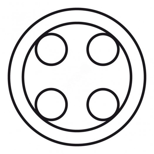 Celiane Лицевая панель двойной розетки Banana 2х067312 белая