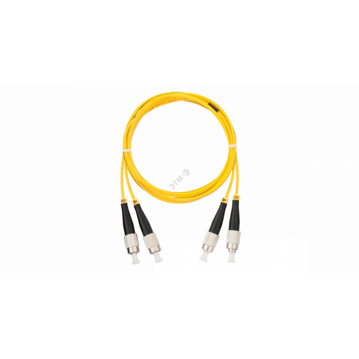 Шнур оптический соединительный SM 9/125 OS2 FC/UPC-FC/UPC двойной LSZH