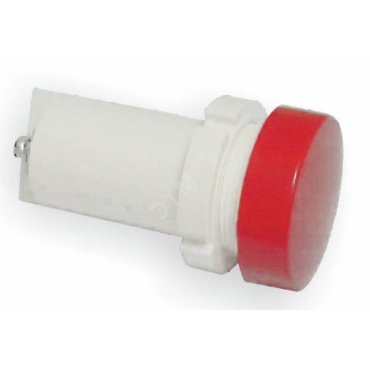 Лампа коммутаторная светодиодная СКЛ14А-К-2-220 красная плоский излучатель