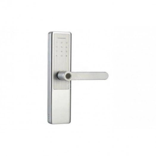 Замок электромеханический ALFL-17S со считывателем отпечатка пальца 12В, 245х58х22мм