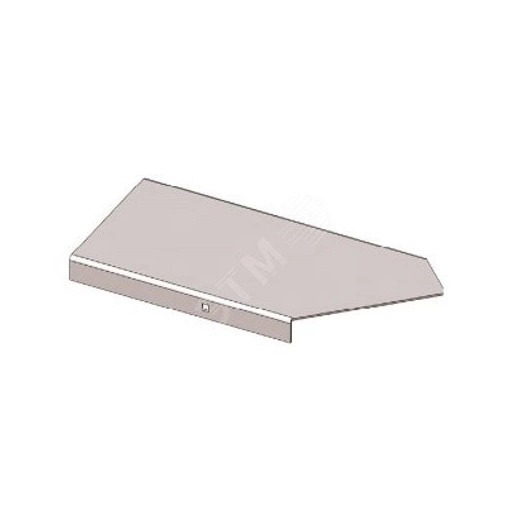 Крышка к угловому лотку КЛУ 75-135 У3 поворот на 135, окрашенная, S1,5